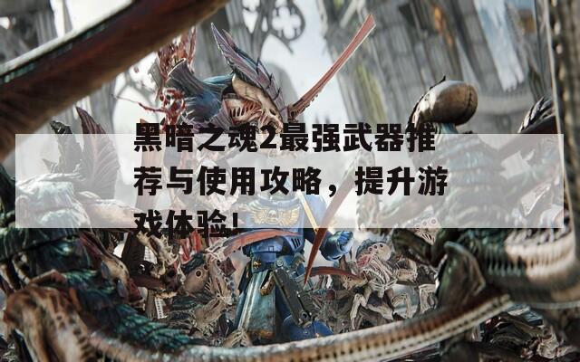 黑暗之魂2最强武器推荐与使用攻略，提升游戏体验！