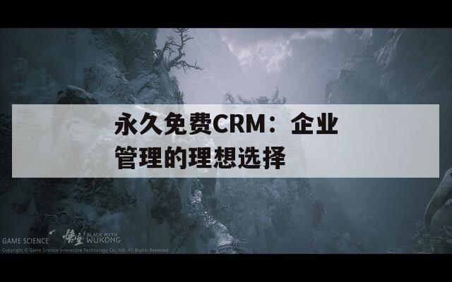 永久免费CRM：企业管理的理想选择