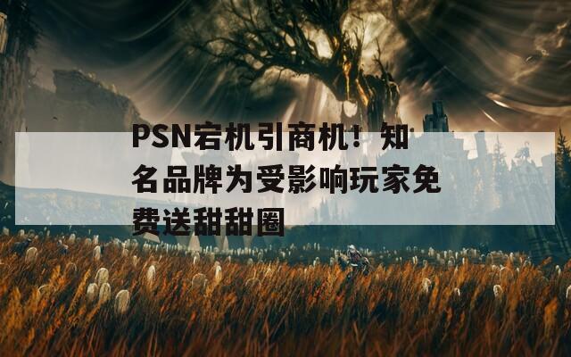 PSN宕机引商机！知名品牌为受影响玩家免费送甜甜圈