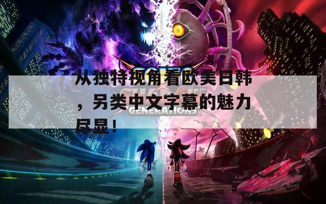 从独特视角看欧美日韩，另类中文字幕的魅力尽显！