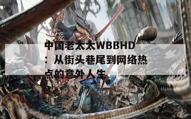 中国老太太WBBHD：从街头巷尾到网络热点的意外人生