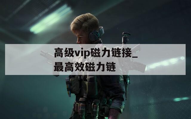 高级vip磁力链接_最高效磁力链