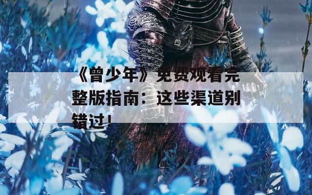 《曾少年》免费观看完整版指南：这些渠道别错过！