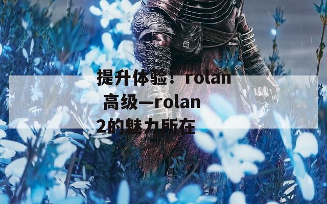 提升体验！rolan 高级—rolan 2的魅力所在