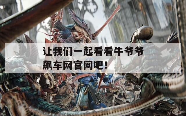 让我们一起看看牛爷爷飙车网官网吧！